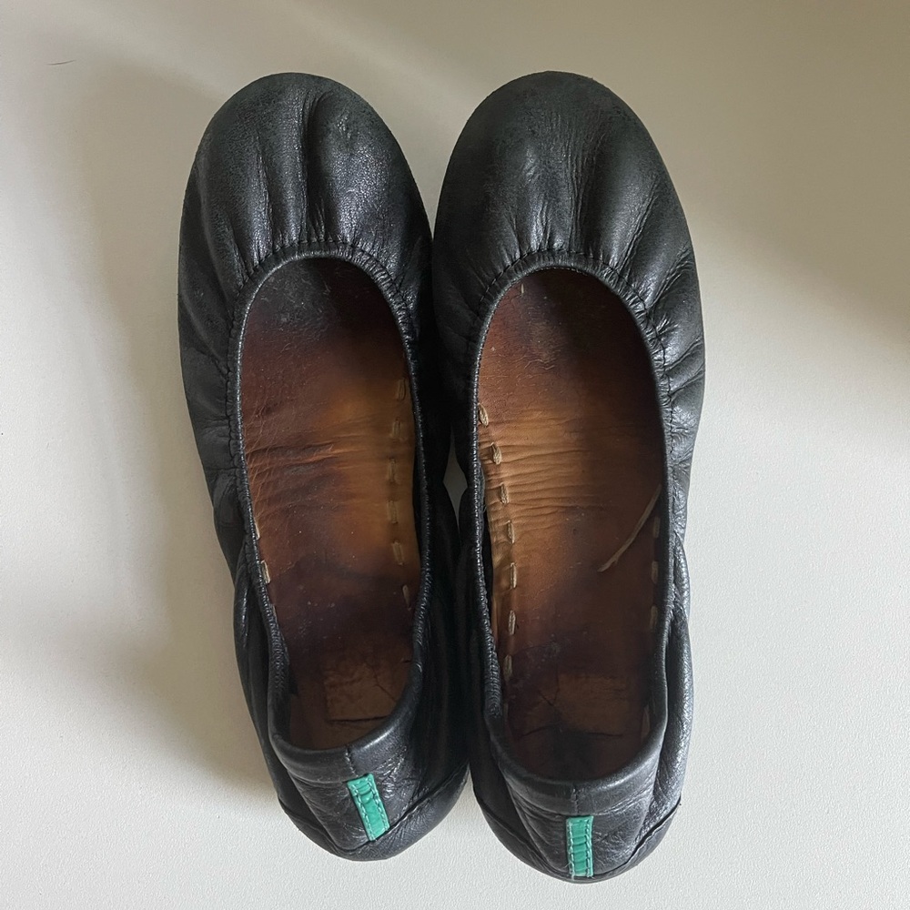 Tieks Matte black, size 7